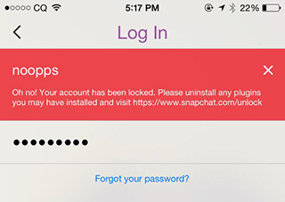 snapchat-account-locked